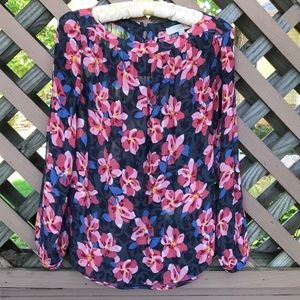 LOFT FLORAL BLOUSE